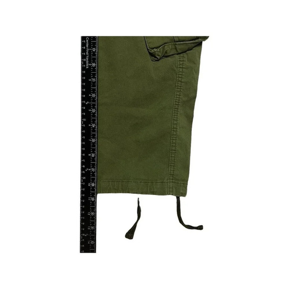Must Way Cargo Pants Sz 8 Green Hiking Outdoor Hunting Gorpcore Stretch Grunge - Picture 12 of 12